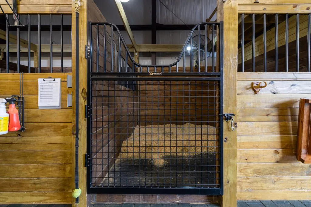 Hurricane-proof stalls offering superior hygiene and safety from predators.