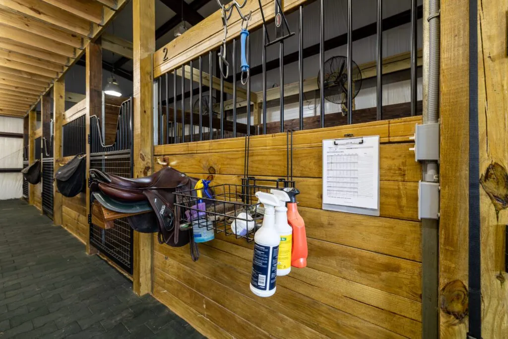 Stalls designed for smooth routines — offering comfort, cleanliness, and full protection against hurricanes.