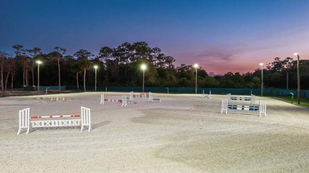 Over 25,000 square feet of riding space